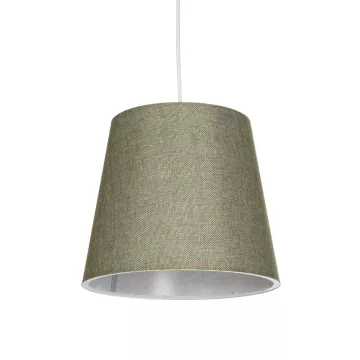 GLOBOSTAR® CONEY  Μοντέρνο Κρεμαστό Φωτιστικό Οροφής με Ντουί 1 x E27 AC 220-240V IP20 - Λαδί - Μ26 x Π26 x Υ25cm