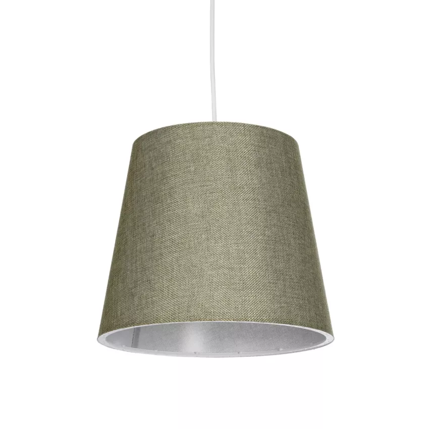 GLOBOSTAR® CONEY  Μοντέρνο Κρεμαστό Φωτιστικό Οροφής με Ντουί 1 x E27 AC 220-240V IP20 - Λαδί - Μ26 x Π26 x Υ25cm