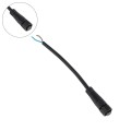 GLOBOSTAR® CONNECTOR  2 Pin Σύνδεσμος Τροφοδοσίας για Wall Washers & Προβολείς με Είσοδο 2 x 0.25mm2 & Έξοδο 1 x Αρσενικό Βύσμα Αδιάβροχο IP65 - Μαύρο - Μ20 x Π1.5 x Υ1.5cm