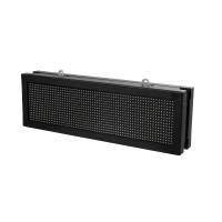 GLOBOSTAR® DISPLAY  Κυλιόμενη Ψηφιακή Επιγραφή 64x16cm P10 Διπλής Όψης LED AC 220-240V Αδιάβροχο IP65 Κόκκινο - WiFi Control μέσω FK APP - Αισθητήρας Θερμοκρασίας & Υγρασίας - Μ70.5 x Π11 x Υ22.5cm