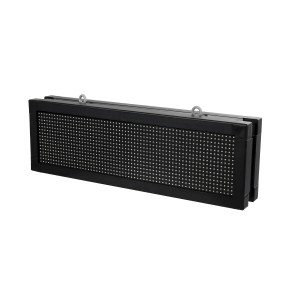 GLOBOSTAR® DISPLAY  Κυλιόμενη Ψηφιακή Επιγραφή 64x16cm P10 Διπλής Όψης LED AC 220-240V Αδιάβροχο IP65 Μπλε - WiFi Control μέσω FK APP - Αισθητήρας Θερμοκρασίας & Υγρασίας - Μ70.5 x Π11 x Υ22.5cm