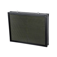 GLOBOSTAR® DISPLAY  Κυλιόμενη Ψηφιακή Επιγραφή 64x48cm P10 Διπλής Όψης LED AC 220-240V Αδιάβροχο IP65 Ψυχρό Λευκό 6000K - WiFi Control μέσω FK APP - Αισθητήρας Θερμοκρασίας & Υγρασίας - Μ70 x Π11 x Υ54.5cm