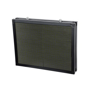 GLOBOSTAR® DISPLAY  Κυλιόμενη Ψηφιακή Επιγραφή 64x48cm P10 Διπλής Όψης LED AC 220-240V Αδιάβροχο IP65 Ψυχρό Λευκό 6000K - WiFi Control μέσω FK APP - Αισθητήρας Θερμοκρασίας & Υγρασίας - Μ70 x Π11 x Υ54.5cm
