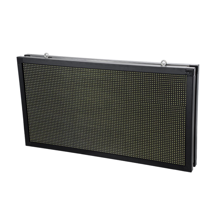 GLOBOSTAR® DISPLAY  Κυλιόμενη Ψηφιακή Επιγραφή 96x48cm P10 Διπλής Όψης LED AC 220-240V Αδιάβροχο IP65 Ψυχρό Λευκό 6000K - WiFi Control μέσω FK APP - Αισθητήρας Θερμοκρασίας & Υγρασίας - Μ102 x Π11 x Υ54.5cm
