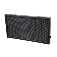GLOBOSTAR® DISPLAY  Κυλιόμενη Ψηφιακή Επιγραφή 96x48cm P10 Μονής Όψης LED AC 220-240V Αδιάβροχο IP65 RGB - WiFi Control μέσω FK APP - Αισθητήρας Θερμοκρασίας & Υγρασίας - Μ104 x Π9 x Υ56cm