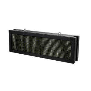 GLOBOSTAR® DISPLAY  Κυλιόμενη Ψηφιακή Επιγραφή Διπλής Όψης 64x16cm P10 64x16 Pixel LED 100W AC 220-240V Αδιάβροχο IP65 Ψυχρό Λευκό 6000K - WiFi Control μέσω FK APP - Αισθητήρας Θερμοκρασίας & Υγρασίας - Μ70.5 x Π11 x Υ22.5cm