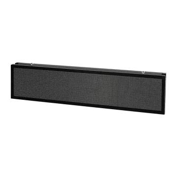 GLOBOSTAR® DISPLAY  Κυλιόμενη Ψηφιακή Επιγραφή P10 Διπλής Όψης LED AC 220-240V Αδιάβροχο IP65 Κόκκινο - WiFi Control μέσω FK APP - Αισθητήρας Θερμοκρασίας & Υγρασίας - Μ166 x Π11 x Υ38cm