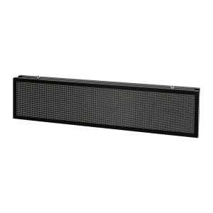 GLOBOSTAR® DISPLAY  Κυλιόμενη Ψηφιακή Επιγραφή P10 Διπλής Όψης LED AC 220-240V Αδιάβροχο IP65 Πορτοκαλί - WiFi Control μέσω FK APP - Αισθητήρας Θερμοκρασίας & Υγρασίας - Μ166 x Π11 x Υ38cm