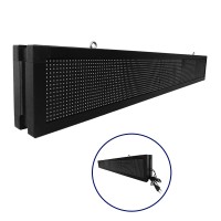 GLOBOSTAR® DISPLAY  Κυλιόμενη Ψηφιακή Επιγραφή P10 Διπλής Όψης LED AC 220-240V Αδιάβροχο IP65 RGB - WiFi Control μέσω FK APP - Αισθητήρας Θερμοκρασίας & Υγρασίας - Μ168 x Π12 x Υ24cm