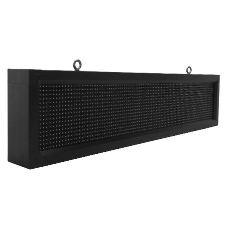 GLOBOSTAR® DISPLAY  Κυλιόμενη Ψηφιακή Επιγραφή P10 Μονής Όψης LED AC 220-240V Αδιάβροχο IP65 RGB - WiFi Control μέσω FK APP - Αισθητήρας Θερμοκρασίας & Υγρασίας - Μ104 x Π9 x Υ24cm