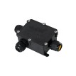 GLOBOSTAR® FAST-CONNECT  Κυτίο Ταχείας Σύνδεσης & Διακλάδωσης Καλωδίων - 3 x Είσοδοι/ Έξοδοι με Συμβατή Διατομή Καλωδίων 3 x 0.5mm² έως 3 x 2.5mm² - 450V 41A Max Αδιάβροχο IP68 - Μαύρο - Μ14 x Π9.5 x Υ4cm
