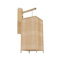 GLOBOSTAR® KOMO  Boho Φωτιστικό Τοίχου - Απλίκα με Ντουί 1 x E27 AC 220-240V IP20 - Μπεζ - Μ20 x Π30 x Υ60cm
