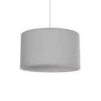 GLOBOSTAR® LOFTY  Μοντέρνο Κρεμαστό Φωτιστικό Οροφής με Ντουί 1 x E27 AC 220-240V IP20 - Γκρι - Μ37 x Π37 x Υ21cm