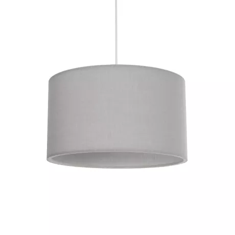 GLOBOSTAR® LOFTY  Μοντέρνο Κρεμαστό Φωτιστικό Οροφής με Ντουί 1 x E27 AC 220-240V IP20 - Γκρι - Μ37 x Π37 x Υ21cm