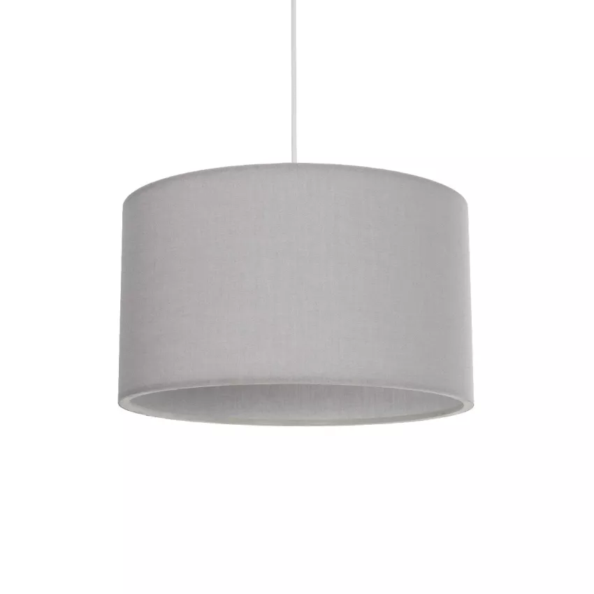 GLOBOSTAR® LOFTY  Μοντέρνο Κρεμαστό Φωτιστικό Οροφής με Ντουί 1 x E27 AC 220-240V IP20 - Γκρι - Μ37 x Π37 x Υ21cm