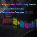 GLOBOSTAR® MATRIX  Εύκαμπτη Κυλιόμενη Ψηφιακή Επιγραφή 59.5x12cm P6 96x16 Pixel LED 10W DC 5V 2A με USB 2.0 Αδιάβροχο IP65 Πολύχρωμο RGB - Bluetooth Control μέσω iPIXEL APP - Μ59.5 x Π0.2 x Υ12cm