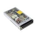 GLOBOSTAR® MEANWELL-LRS200-24  Τροφοδοτικό/Μετασχηματιστής Class I PELV 200W 8.8A AC 220-240V σε DC 24V IP20 - Ρυθμιζόμενo από DC 21.6V έως DC 28.8V - Ασημί - Μ21.5 x Π11.5 x Υ3cm