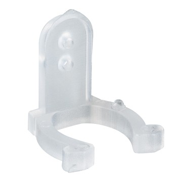 GLOBOSTAR® NEOTUBE-A  Βάση Στήριξης για Neon Flex LED Αδιάβροχο IP65 - Διάφανο - Μ2 x Π2.2 x Υ1.8cm