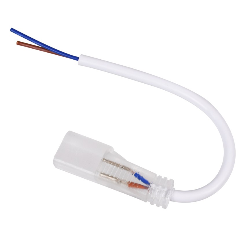 GLOBOSTAR® NEOVALE-A  Σύνδεσμος για Neon Flex LED Αδιάβροχο IP65 - Διάφανο - Μ20 x Π1.9 x Υ1.1cm