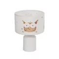 GLOBOSTAR® OWL  Παιδικό Επιτραπέζιο Φωτιστικό Πορτατίφ με Ντουί 1 x E27 AC 220-240V IP20 - Πολύχρωμο - Μ24 x Π24 x Υ32cm