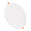 GLOBOSTAR® PANELEON  Χωνευτό Panel Οροφής με Σύστημα Ρυθμιζόμενης Τρύπας Κοπής LED 33W 3492lm 180° AC 220-240V IP20 Φυσικό Λευκό 4500K - Lumileds SMD Chip & TÜV SÜD Driver - Λευκό Γαλακτερό - Μ22.2 x Π22.2 x Υ2cm / Q3.5cm έως Q20.5cm