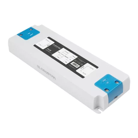 GLOBOSTAR® PLUX  Τροφοδοτικό/Μετασχηματιστής Class II SELV 60W 5A AC 220-240V σε DC 12V IP20 - Λευκό Ματ - Μ18.5 x Π6.4 x Υ2.2cm