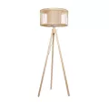 GLOBOSTAR® POPPY  Boho Επιδαπέδιο Φωτιστικό με Ντουί 1 x E27 AC 220-240V IP20 - Μπεζ - Μ58 x Π58 x Υ145cm