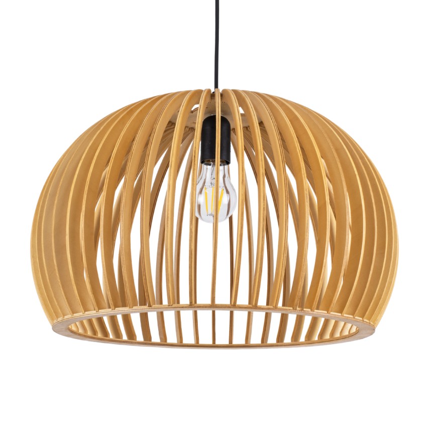 GLOBOSTAR® SCANDINAVIA  Boho Κρεμαστό Φωτιστικό Οροφής με Ντουί 1 x E27 AC 220-240V IP20 - Μπεζ - Μ44 x Π44 x Υ28cm