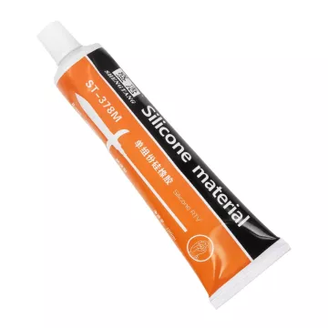 GLOBOSTAR® SILICONE-ST379MT  Σωληνάριο Μονοσυστατικής Θερμοαγώγιμης & Στεγανοποιητικής Πάστας Σιλικόνης RTV 100ml - Αντοχή σε Θερμοκρασίες -50°C έως +250°C - Διάφανη - Μ16 x Π4.5 x Υ3cm