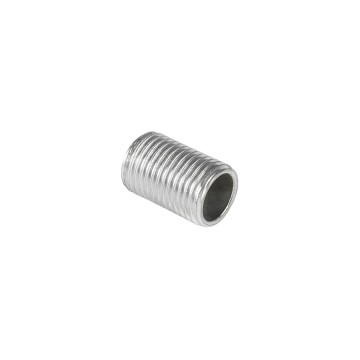 GLOBOSTAR® THREADEDTUBE  Μεταλλικός DIY Σύνδεσμος / Μαστός με M10 Σπείρωμα για Φωτιστικά - Μ1.5 x Π1 x Υ1cm