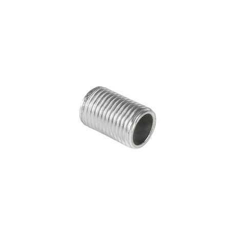GLOBOSTAR® THREADEDTUBE  Μεταλλικός DIY Σύνδεσμος / Μαστός με M10 Σπείρωμα για Φωτιστικά - Μ1.5 x Π1 x Υ1cm