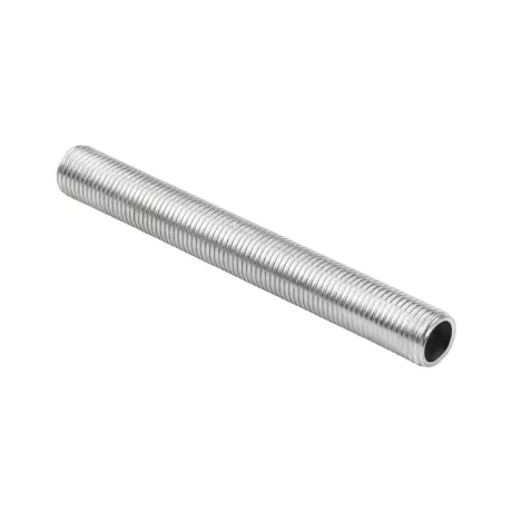 GLOBOSTAR® THREADEDTUBE  Μεταλλικός DIY Σύνδεσμος / Μαστός με M10 Σπείρωμα για Φωτιστικά - Μ8 x Π1 x Υ1cm
