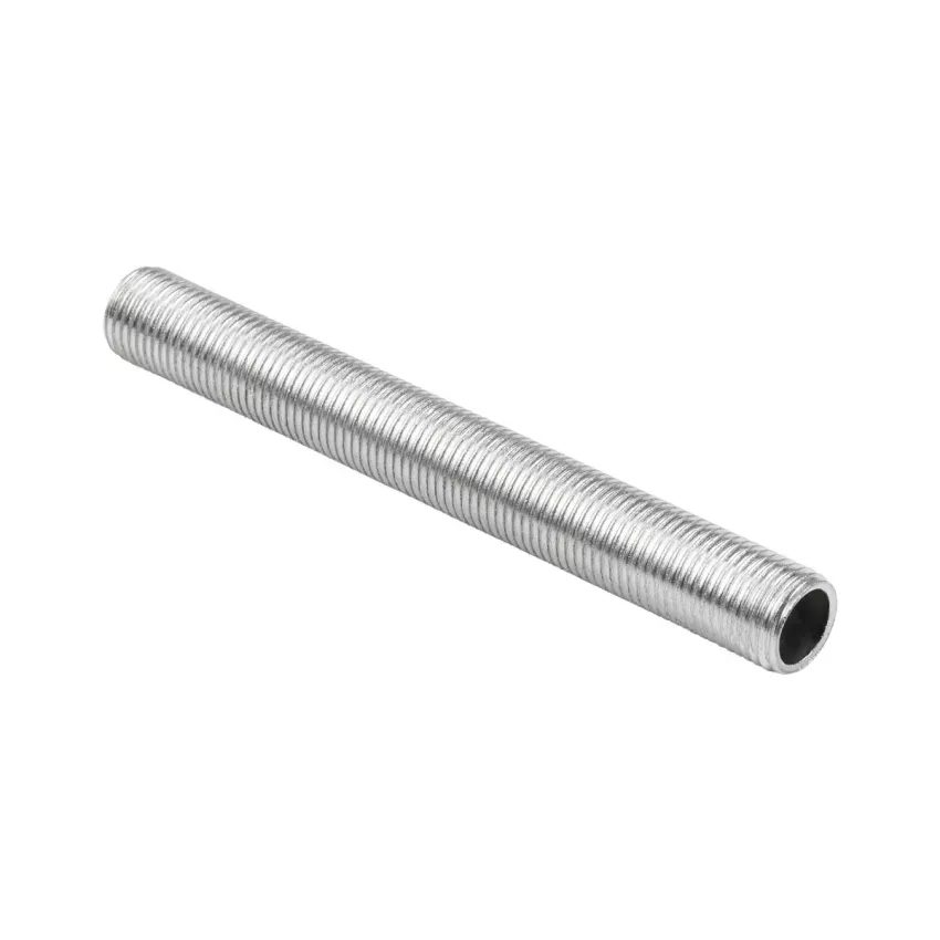 GLOBOSTAR® THREADEDTUBE  Μεταλλικός DIY Σύνδεσμος / Μαστός με M10 Σπείρωμα για Φωτιστικά - Μ8 x Π1 x Υ1cm