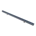 GLOBOSTAR® WASHERMARGO  Μπάρα Φωτισμού Wall Washer LED 24W 2760lm 30° DC 24V Αδιάβροχο IP65 Φυσικό Λευκό 4500K Dimmable - Bridgelux SMD Chip - Γκρι Ανθρακί Ματ - Μ100 x Π4 x Υ5cm
