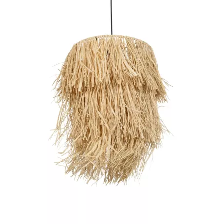 GLOBOSTAR® WEG  Boho Κρεμαστό Φωτιστικό Οροφής με Ντουί 1 x E27 AC 220-240V IP20 - Μπεζ - M45 x Π45 x Υ53cm