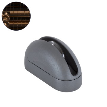 GLOBOSTAR® WINDOWCURBA  Φωτιστικό Ανάδειξης Παραθύρων LED 6W 540lm 3°x262° DC 24V Αδιάβροχο IP65 Θερμό Λευκό 2700K Dimmable - CREE XPE Chip - Γκρι Ανθρακί Ματ - Μ12 x Π5.3 x Υ6.5cm