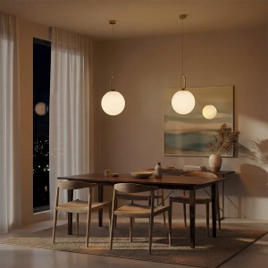 kelvo® BELLISSIMO  Κρεμαστό Φωτιστικό Οροφής για Λάμπα με Ντουί E27 AC 220-240V IP20 - Χρυσό Βούρτσας Πλατίνα & Λευκό - Μ30 x Π30 x Υ52cm