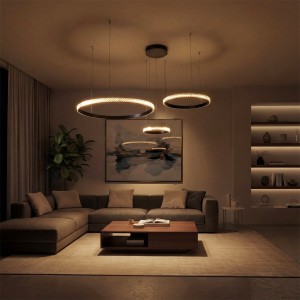 kelvo® DIAMOND  Κρεμαστό Φωτιστικό Οροφής LED 100W 10000lm 180° AC 220-240V IP20 Ρυθμιζόμενο Λευκό CCT με Χειριστήριο από 2700K έως 6000K Dimmable - Lumileds SMD Chip - Μαύρο Ματ - Μ110 x Π110 x Υ60cm