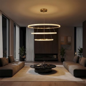 kelvo® DIAMOND  Κρεμαστό Φωτιστικό Οροφής LED 150W 15000lm 180° AC 220-240V IP20 Ρυθμιζόμενο Λευκό CCT με Χειριστήριο από 2700K έως 6000K Dimmable - Lumileds SMD Chip - Χρυσό Πλατίνα - Μ100 x Π100 x Υ100cm