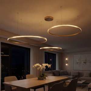 kelvo® DIAMOND  Κρεμαστό Φωτιστικό Οροφής LED 150W 15000lm 180° AC 220-240V IP20 Ρυθμιζόμενο Λευκό CCT με Χειριστήριο από 2700K έως 6000K Dimmable - Lumileds SMD Chip - Χρυσό Πλατίνα - Μ170 x Π170 x Υ60cm