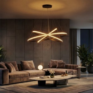 kelvo® DIAMOND  Κρεμαστό Φωτιστικό Οροφής LED 150W 15000lm 180° AC 220-240V IP20 Ρυθμιζόμενο Λευκό CCT με Χειριστήριο από 2700K έως 6000K Dimmable - Lumileds SMD Chip - Μαύρο Ματ - Μ100 x Π100 x Υ100cm