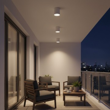 kelvo® MARETTI  Φωτιστικό Downlight Σποτ για Λάμπα MR16 με Ντουί GU10 AC 220-240V Αδιάβροχο IP65 - Λευκό Ματ - Μ9 x Π9 x Υ9cm