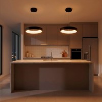 kelvo® SALEM  Κρεμαστό Φωτιστικό Οροφής LED 75W 7500lm 120° AC 220-240V IP20 Ρυθμιζόμενο Λευκό CCT με Χειριστήριο από 2700K έως 6000K Dimmable - Lumileds SMD Chip - Μαύρο Ματ - Μ45 x Π45 x Υ6cm