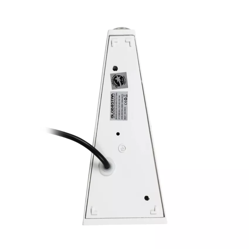 TRIANDE  Φωτιστικό Τοίχου - Απλίκα Αρχιτεκτονικού Φωτισμού Εσωτερικού/Εξωτερικού Χώρου Up & Down LED 10W 1200lm 5° & 60° AC 220-240V IP65 Μ8.5 x Π8.5 x Υ20cm - Φυσικό Λευκό 4500K - Λευκό Αλουμίνιο - Bridgelux Chip