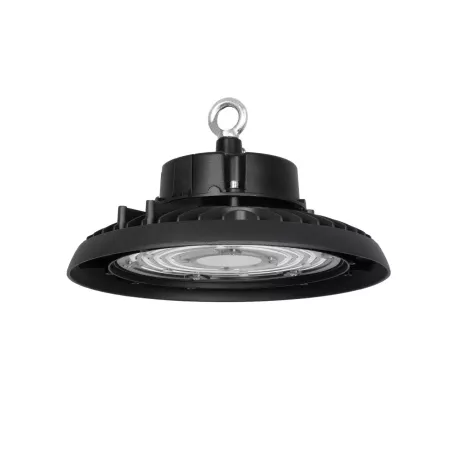 INDUSTRY  LED UFO HIGH BAY 100W 175*SANAN OPTO CHIP 150lm/W 15000lm CRI≥80Ra SDCM<5 90° 85-265VAC 50/60Hz IP65 5000K TÜV SÜD CERTIFIED DRIVER - Μαύρο - Μ26.5 x Π26.5 x Υ15cm