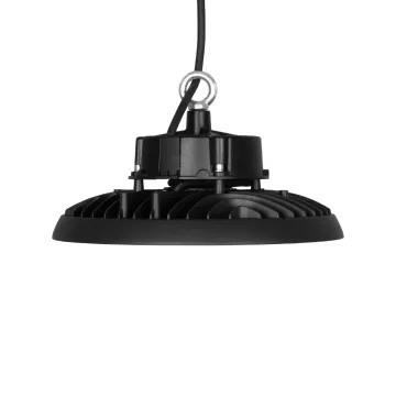 INDUSTRY  LED UFO HIGH BAY 150W 275*SANAN OPTO CHIP 150lm/W 22500lm CRI≥80Ra SDCM<5 90° 85-265VAC 50/60Hz IP65 5000K TÜV SÜD CERTIFIED DRIVER - Μαύρο - Μ26.5 x Π26.5 x Υ15cm