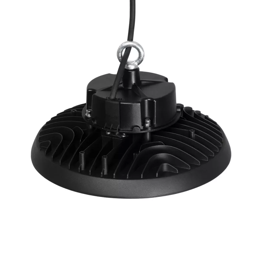 INDUSTRY  LED UFO HIGH BAY 150W 275*SANAN OPTO CHIP 150lm/W 22500lm CRI≥80Ra SDCM<5 90° 85-265VAC 50/60Hz IP65 5000K TÜV SÜD CERTIFIED DRIVER - Μαύρο - Μ26.5 x Π26.5 x Υ15cm