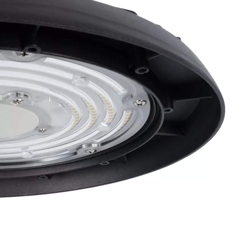 INDUSTRY  LED UFO HIGH BAY 150W 275*SANAN OPTO CHIP 150lm/W 22500lm CRI≥80Ra SDCM<5 90° 85-265VAC 50/60Hz IP65 5000K TÜV SÜD CERTIFIED DRIVER - Μαύρο - Μ26.5 x Π26.5 x Υ15cm