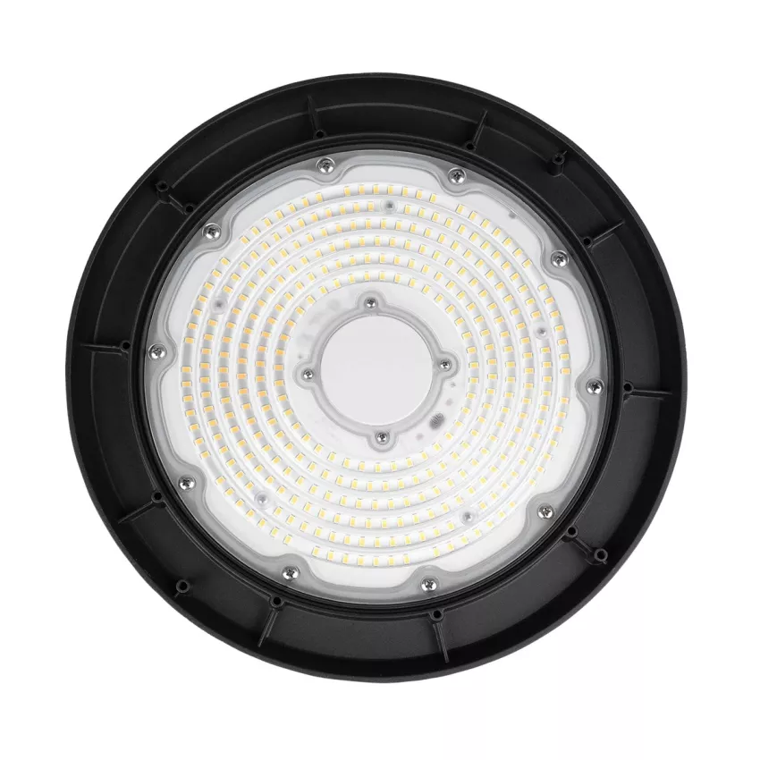 INDUSTRY  LED UFO HIGH BAY 200W 338*SANAN OPTO CHIP 150lm/W 30000lm CRI≥80Ra SDCM<5 90° 85-265VAC 50/60Hz IP65 5000K TÜV SÜD CERTIFIED DRIVER - Μαύρο - Μ30 x Π30 x Υ16cm