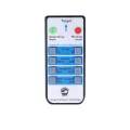 GLOBOSTAR® SMARTGROUP-REM  Ασύρματο Χειριστήριο IR για όλα τα Φωτιστικά Τεχνολογίας Smart Group Linkable Control System 2.4Ghz DC 3V CR 2032 IP20 Γκρι με Μαύρο Πλαστικό ABS - Μ9 x Π4 x Υ1.5cm